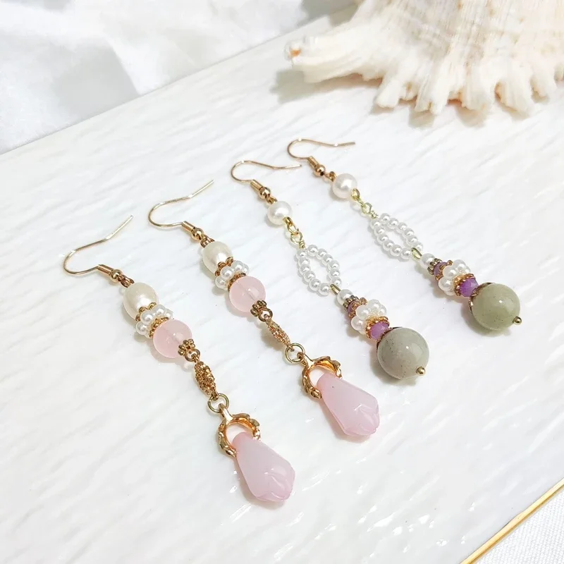 Винтажный новый нефритовый кулон в китайском стиле с пресноводным жемчугом