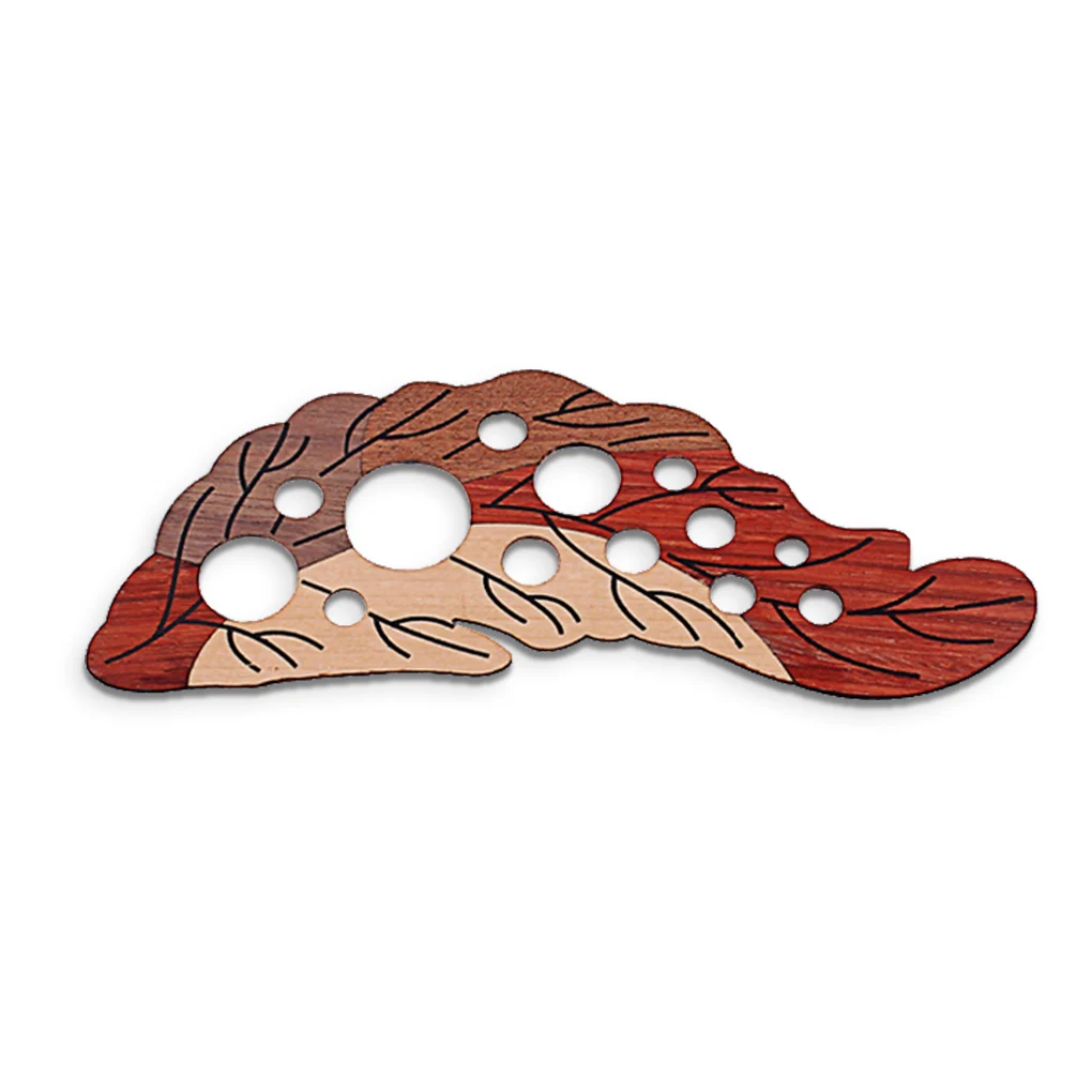 

Стильная защитная пластина для гитары Pickguard в форме листа с защитой от царапин, Профессиональная универсальная запасная деталь для музыкал...