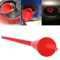1pc car refueling multi function longer funnel gasoline engine oil diesel additive motorcycle farm machine funnel red