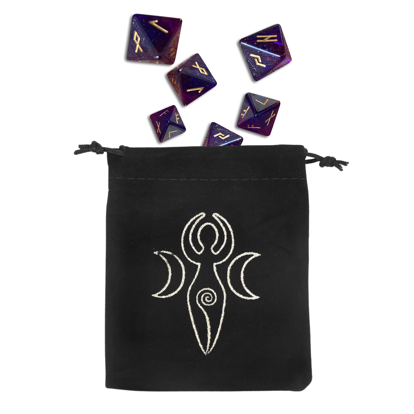

Tarot Card Storage Bag Velvet Drawstring Pouch Board Game Tarot Cards Holder Bag Magic Divination Tarot Bag for Tarot Lovers