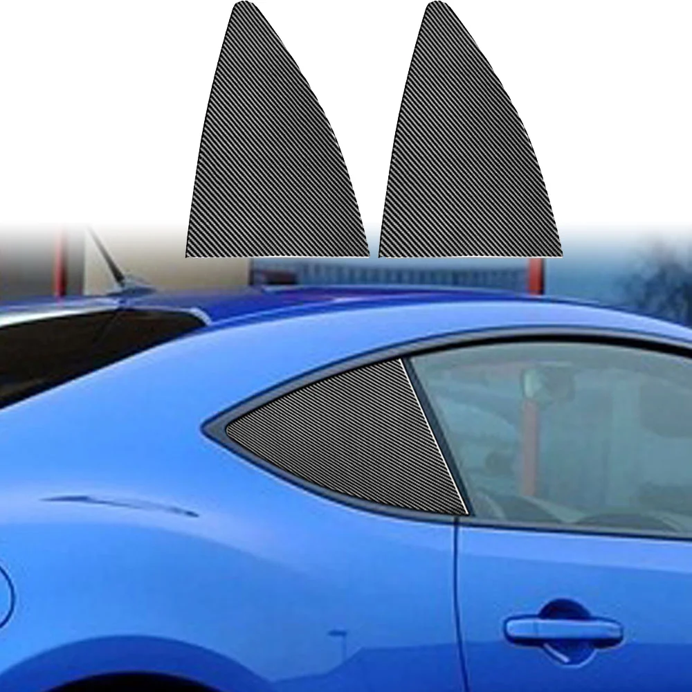 

Углеродное волокно для Subaru BRZ для Toyota 86 задний треугольный стеклянный Декор внутренние наклейки аксессуары для модификации автомобиля