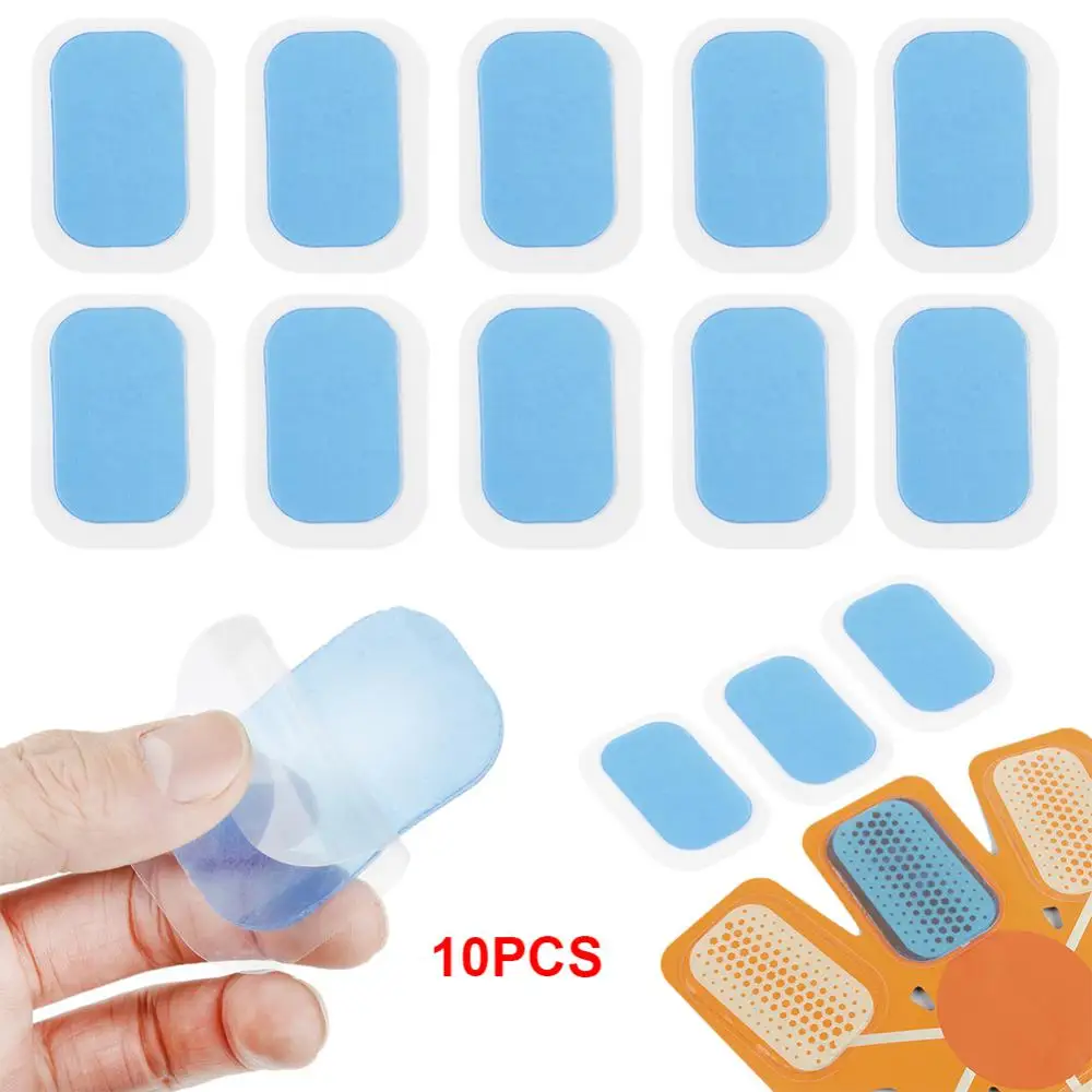 

10pcs/set Gel Pads Hydrogel Pad Replacement Stickers For EMS Muscle Stimulator Slimming Machine Accessories Fitness Gel Patch