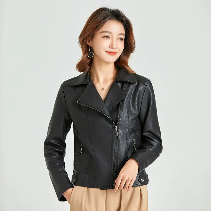 Women Coats Leather Jacket Motorcycle Coat Women's Jacket Winter Jacket Women Leather Jackets Women Jacket 2022 Korean Coats