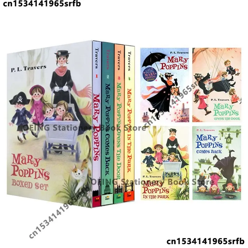 4 Books/set Coming with The Wind Aunt Mary  Picture Books Children Baby  Story English Child Book Eary Education Mary