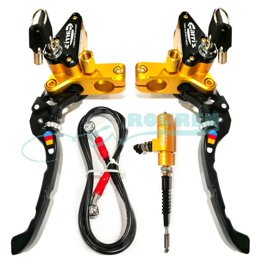 

Motorcycle CNC Hydraulic Clutch Lever Master Cylinder Oil Pipe Anti-theft Lock Direct Push Pump Brake Dirt Bike Modified Parts