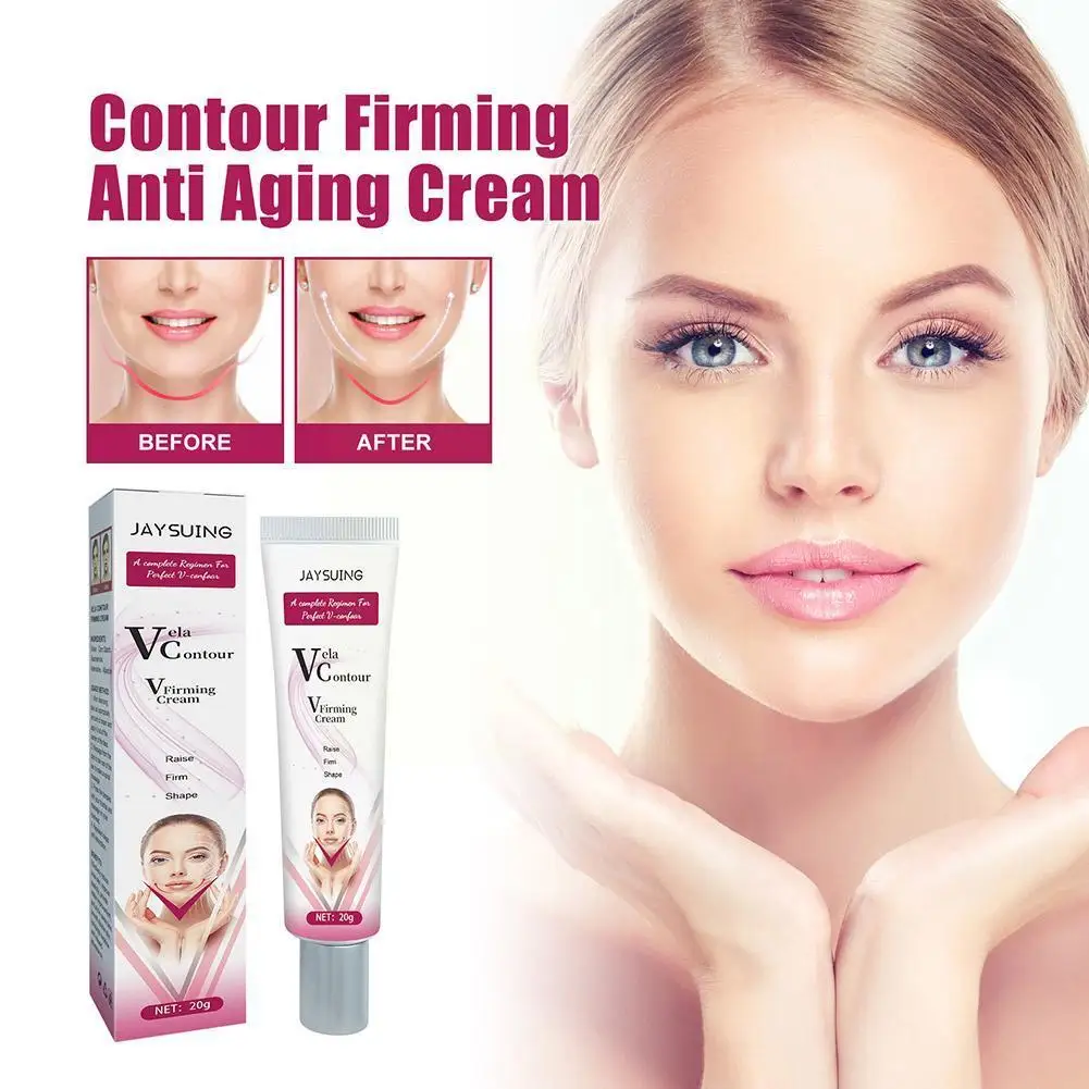

V Face Firming Cream Big Face Double Chin Jaw Bone Face Facial Beauty Anti-aging Firming Contour Cream Health Cream Cherry X5U7