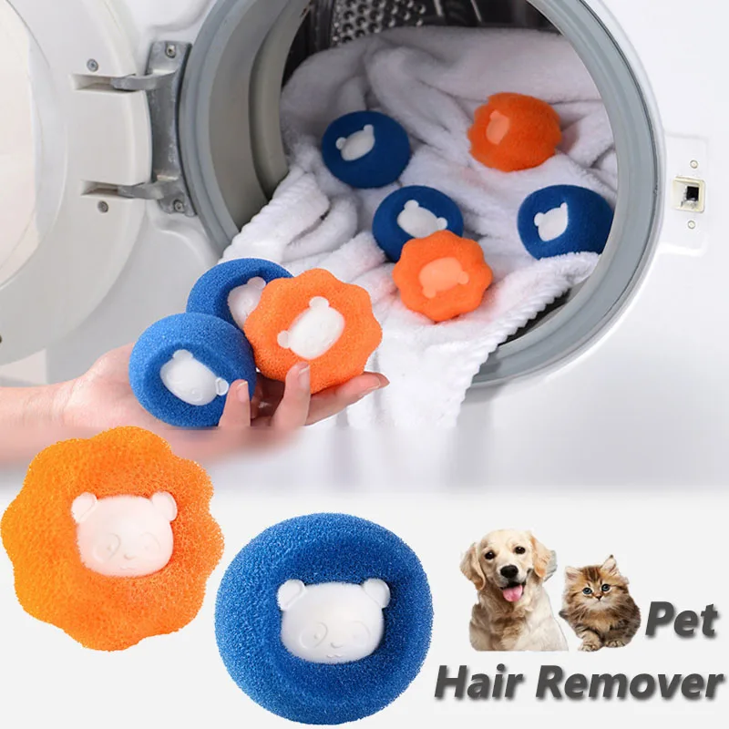 

Reusable Washing Machine Hair Remover Adsorption Filtering Balls Pet Fur Lint Rollers Catcher Home Cleaning Laundry Accessories