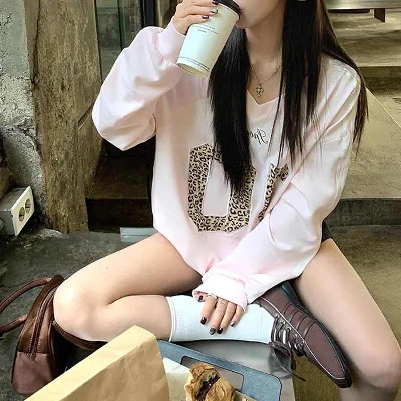 Осень 2024 свитшот с принтом Los Angeles Vibe Винтажный дизайн чувствительность