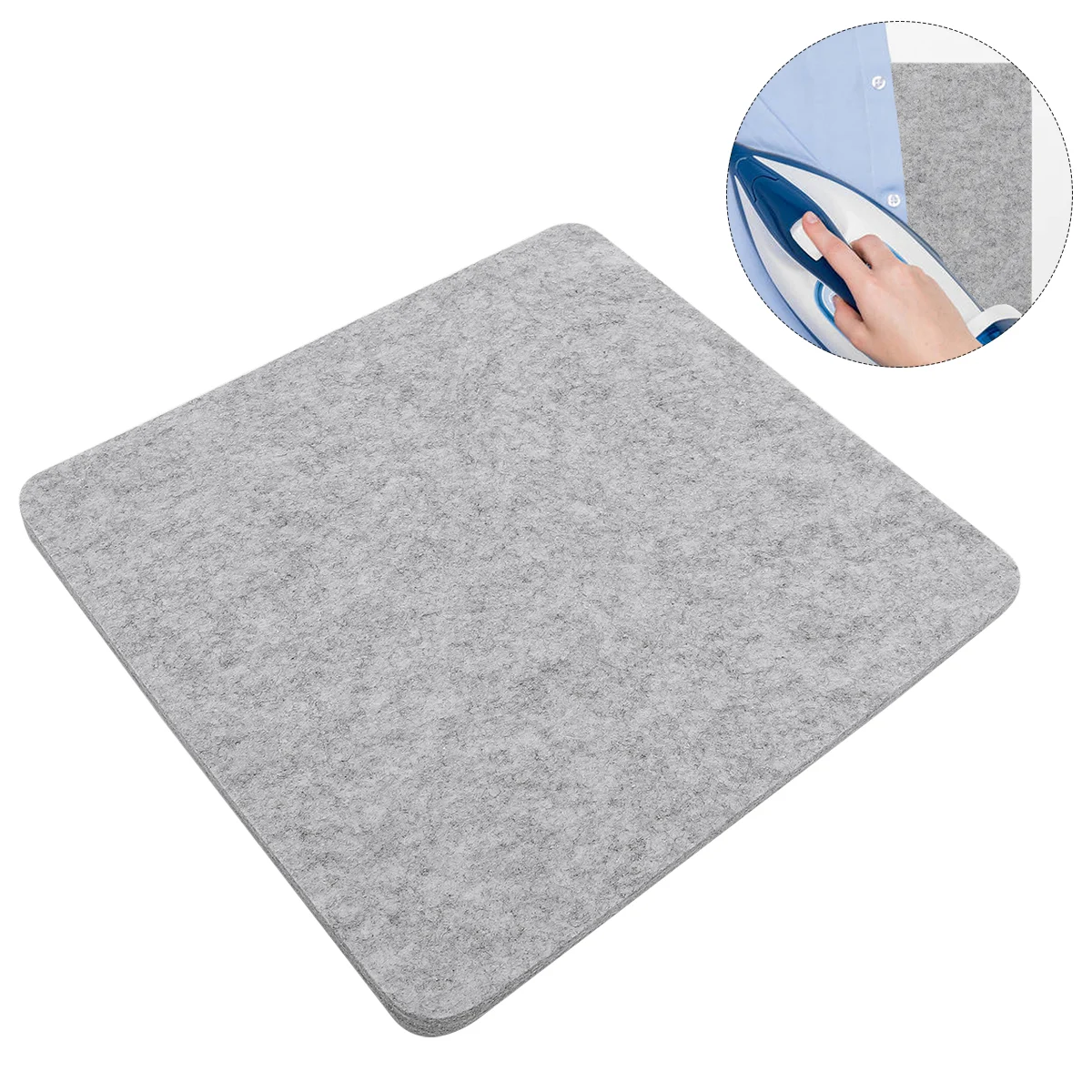 

Pressing Mat for Quilting Ironing Pad 100% Easy Press Wooly Felted Board for High Temperature Sewing Projects 9x9inch