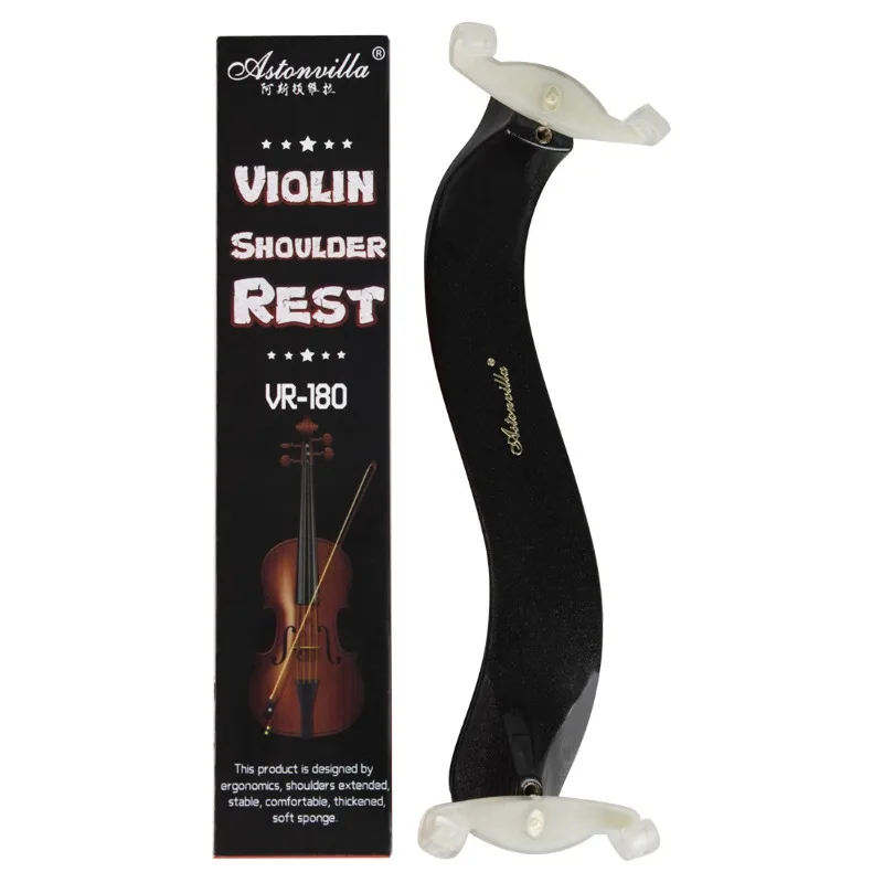 

Black 4/4 Violin Shoulder Pad Stringed Instrument Accessories FRP 3/4 4/4 Fiddle Shoulder Rest Support Musical Instrument Parts