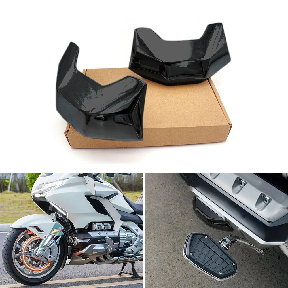 

Для Honda Goldwing GL1800 мотоцикла, передний и задний двигатель, черный хромированный декоративный чехол, аксессуары, подходит для Gold Wing GL 1800 2018-2023