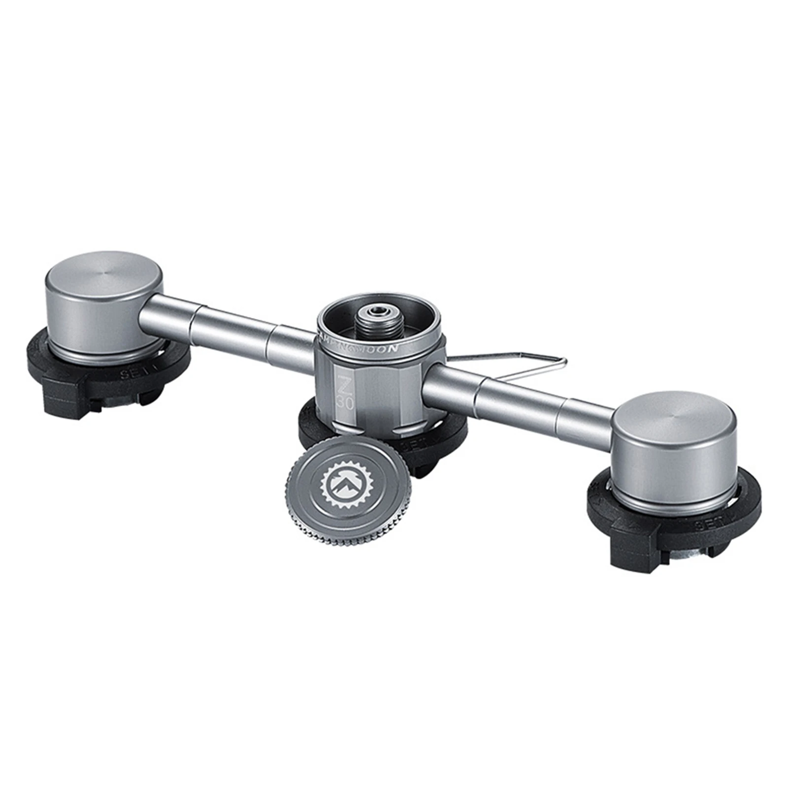 

Superior Design Camping Stove Adapter 3 Inlet Stand Adjustment for EN417 Valve Gives More Fuel Longevity Easy Fitting