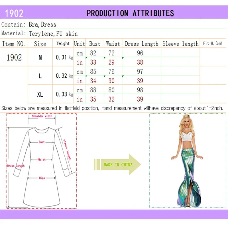 Женский пикантный костюм Русалочки Fantasia принцессы для Хэллоуина юбка-годе