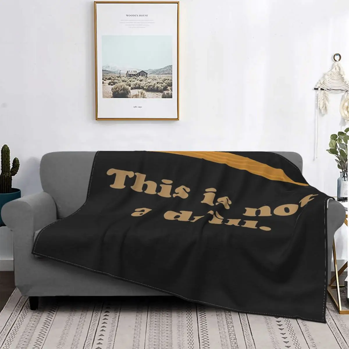 

Hammer-Esta no es una manta de taladro, colcha de cama A cuadros, ropa de cama, cubierta de playa, manta Kawaii, colcha de Picni