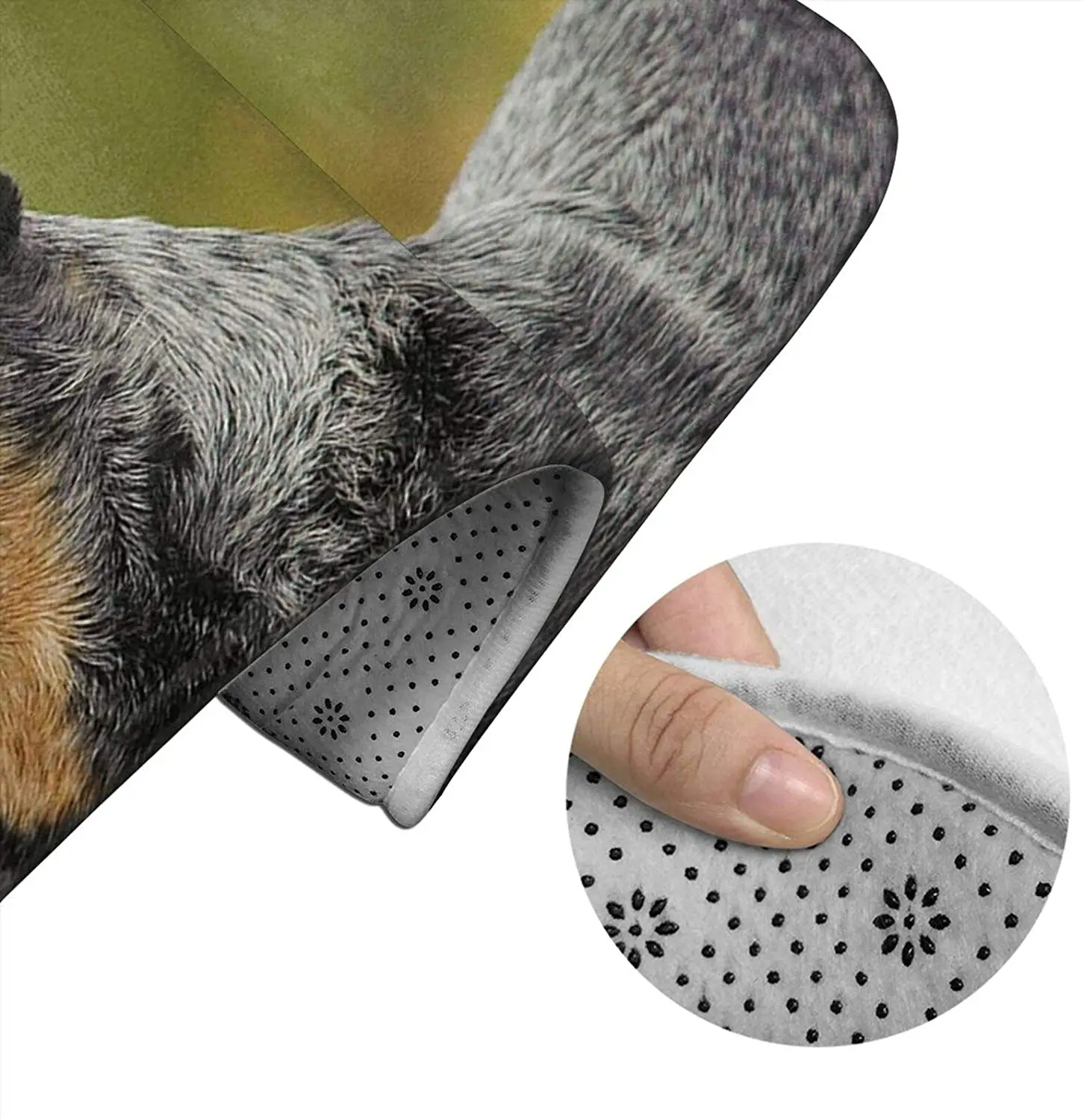 

Australian Cattle Dog Bathroom Mat Sets 3 Piece Set Rugs Memory Foam Mat Set Toilet Seat Cover Bath Mat Lid cover
