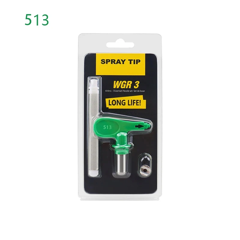 Насадка безвоздушного распыления 215 321 423 517 с насадкой-фильтром пистолета Насадка-распылитель Аэрограф для безвоздушного распылителя Titan Wagner