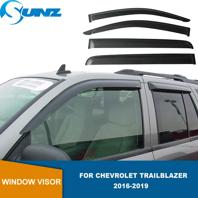 Side Window Deflectors For Chevrolet Trailblazer 2016 2017 2018 2019 Door Visor Window Visor Weathershields Sun Rain Guard