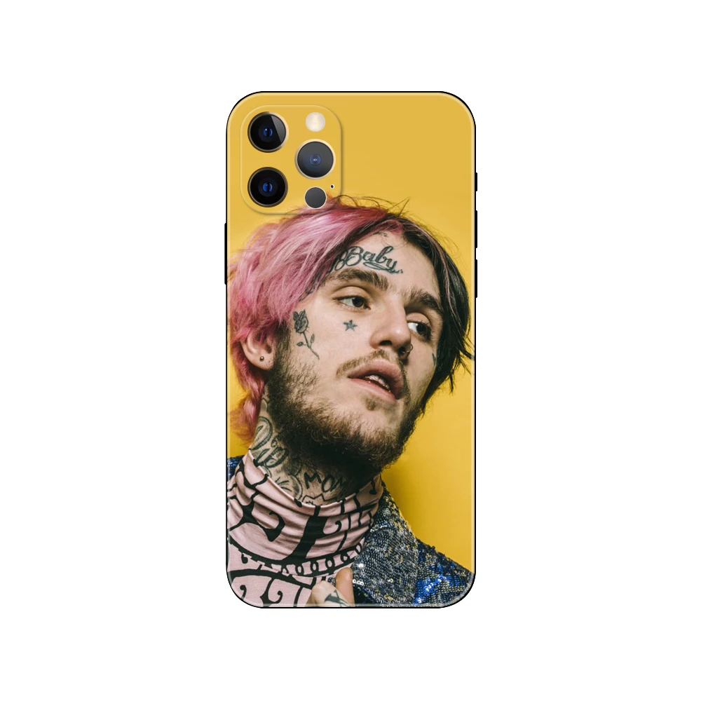 Чехол для телефона Lil Peep Bo iphone 5 5s 20se 6 6s 7 8 plus x 10 XR XS 11 12 13 mini pro MAX черный чехол из ТПУ |