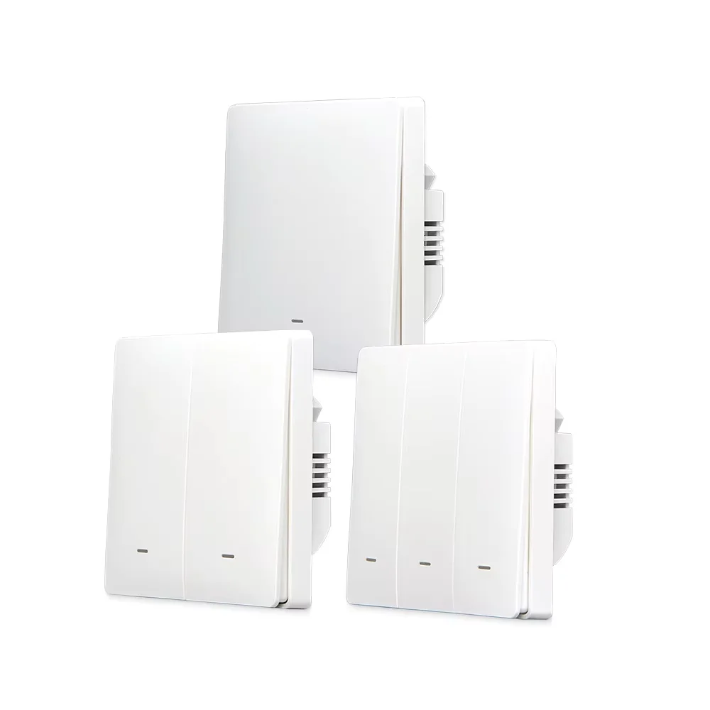 ZigBee выключатель света без нейтрали 3-800 Вт 1/2/3 Gang
