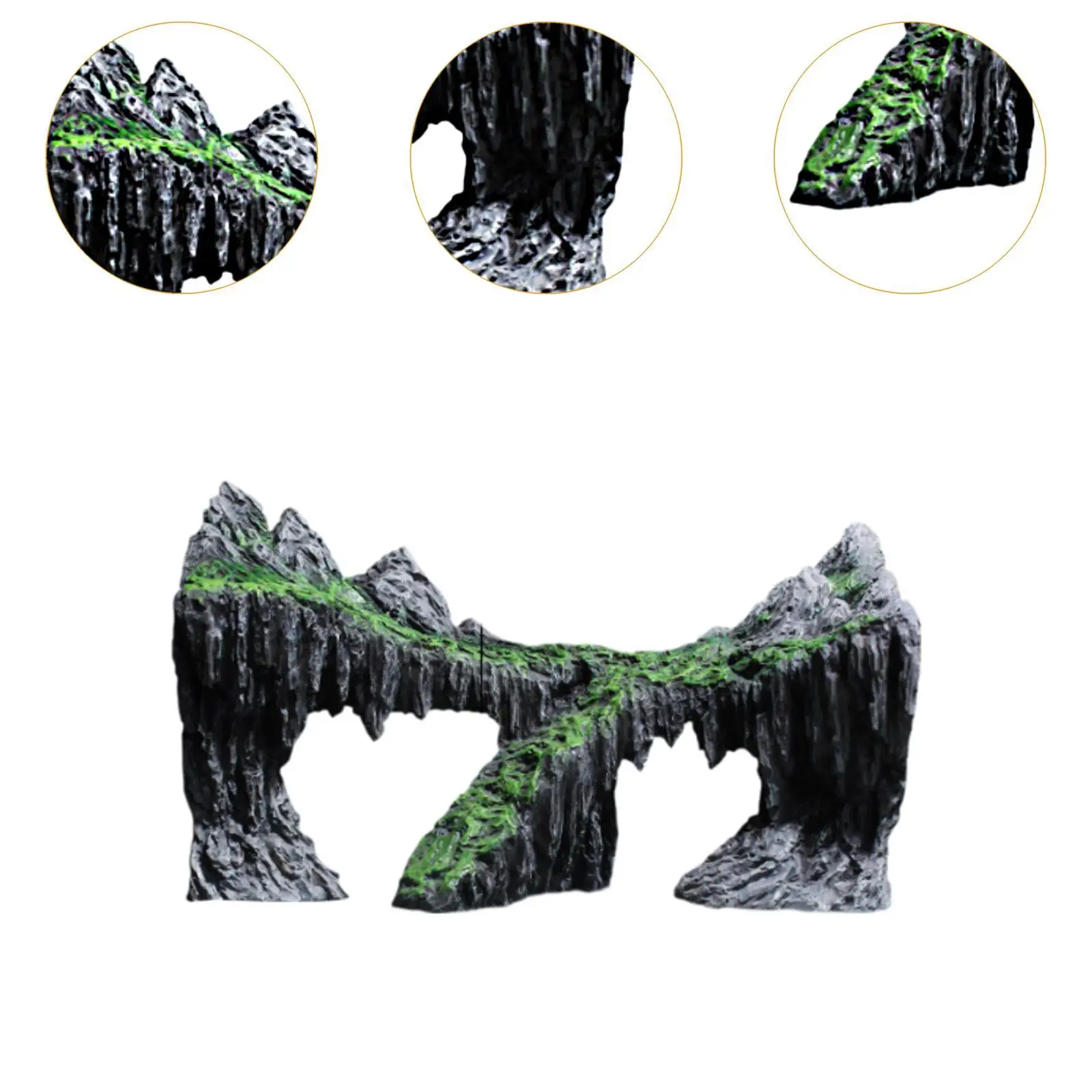 Аквариум Рокарий Пещера Орнамент для Бетта Цichlid Креветка Черепаха