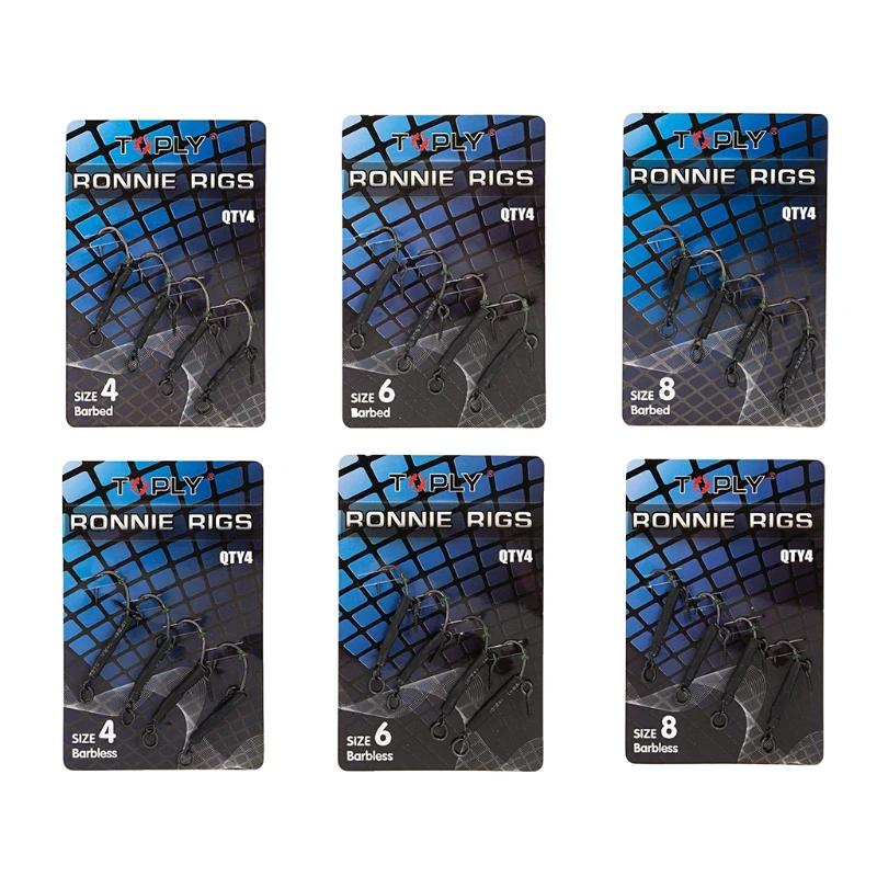 

4Pcs/Set Fishing Hooks Set Barbed Single Circle Carp Hook Sea Fishinhook Fly Fishing Accessories Fishhooks