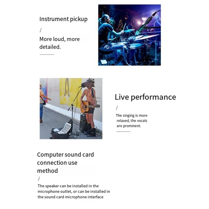 Перезаряжаемый динамический микрофонный предусилитель с ЖК-экраном 12DB-39DB