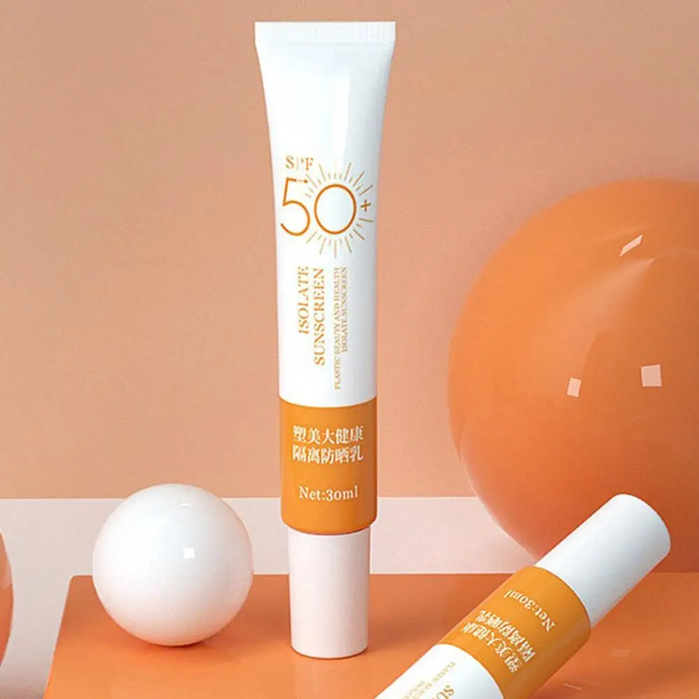 

1/2/3PCS Sweat-proof Sunscreen Whey Cool Moisturizing Isolation Protection UV Protection 2023 NEW Sunscreen 30ML