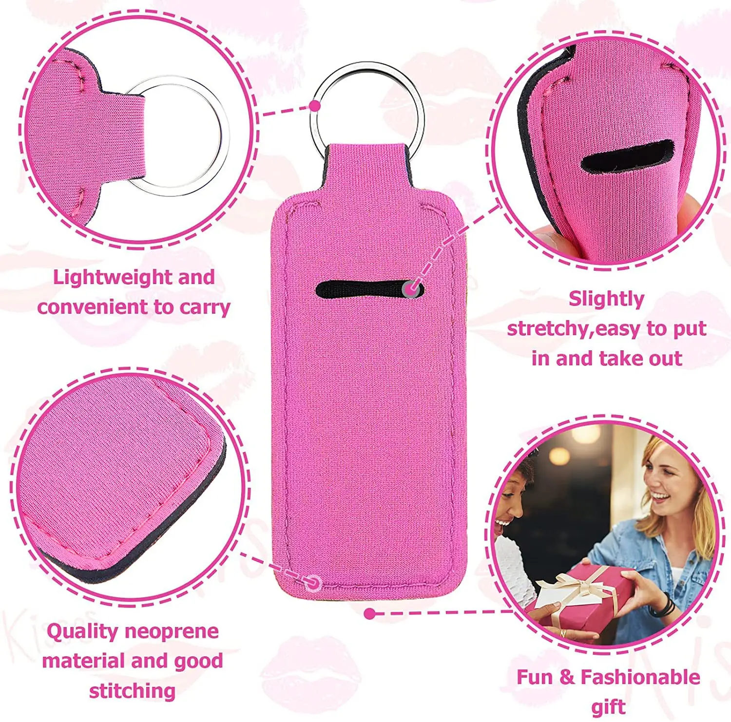 1 шт. держатель для помады брелок карамельного цвета сплав сумки рюкзака подвеска