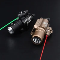x400 x400u red green laser flashlight tactical surefir scout light white led lamp airsoft outdoor hunting illumination accessory