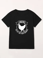 chickens women shirt t shirts for girls womens turtleneck summer clothes t shirt ladies tops stitch pink woman fashion y2k top