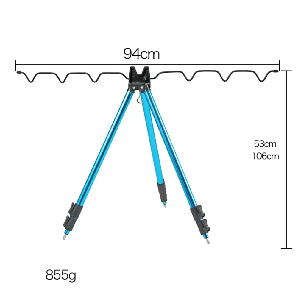 Держатель для рыболовной удочки штатив подставка телескопический регулируемый