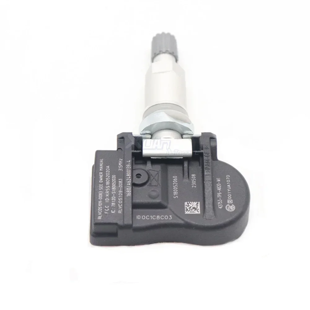 Автомобильный датчик контроля давления в шинах TPMS 42753-TP6-A820 подходит для Honda Accord