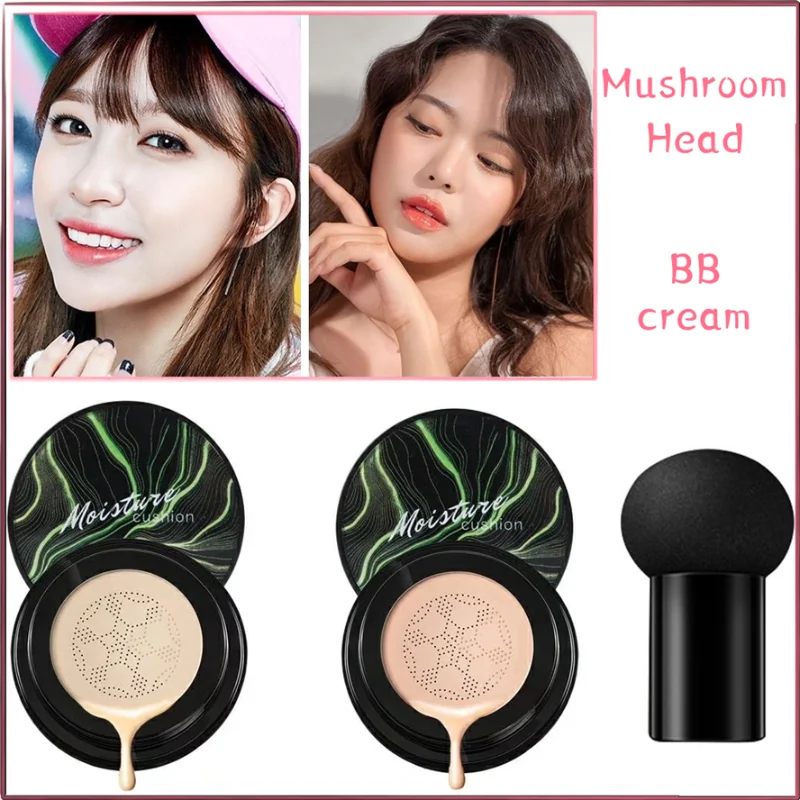 

Mushroom Head Air Cushion CC Cream Foundation Makeup Skin Whitening Moisturizing Face Base Concealer Sunisa BB Cream Cosmetics