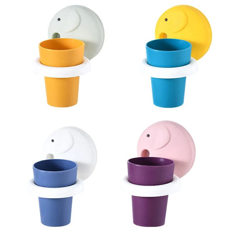 

Настенная паста для детской зубной щетки, безопасная Нетоксичная чашка для мытья, сильные противоударные принадлежности для ванной комнаты