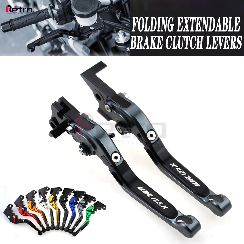 

For YAMAHA WR 125 X WR 125X WR125X 2009-2016 2010 2011 2012 13 14 15Motorcycle Folding Extendable Adjustable Clutch Brake Levers