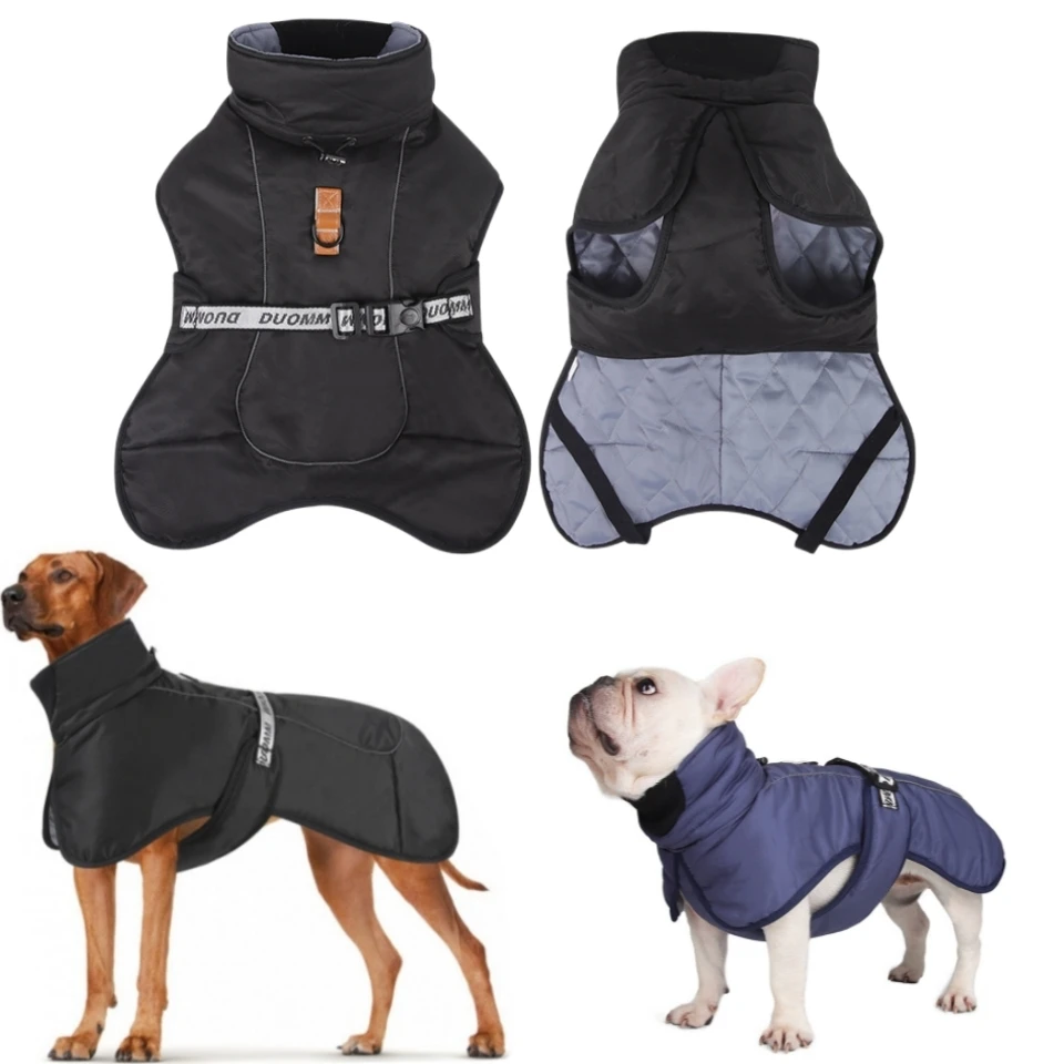 

Large Dog Clothes Waterproof Winter Warm Dog Jacket for Medium Large Dogs Labrador Coat Golden Retriever Costume Pitbull Outfits