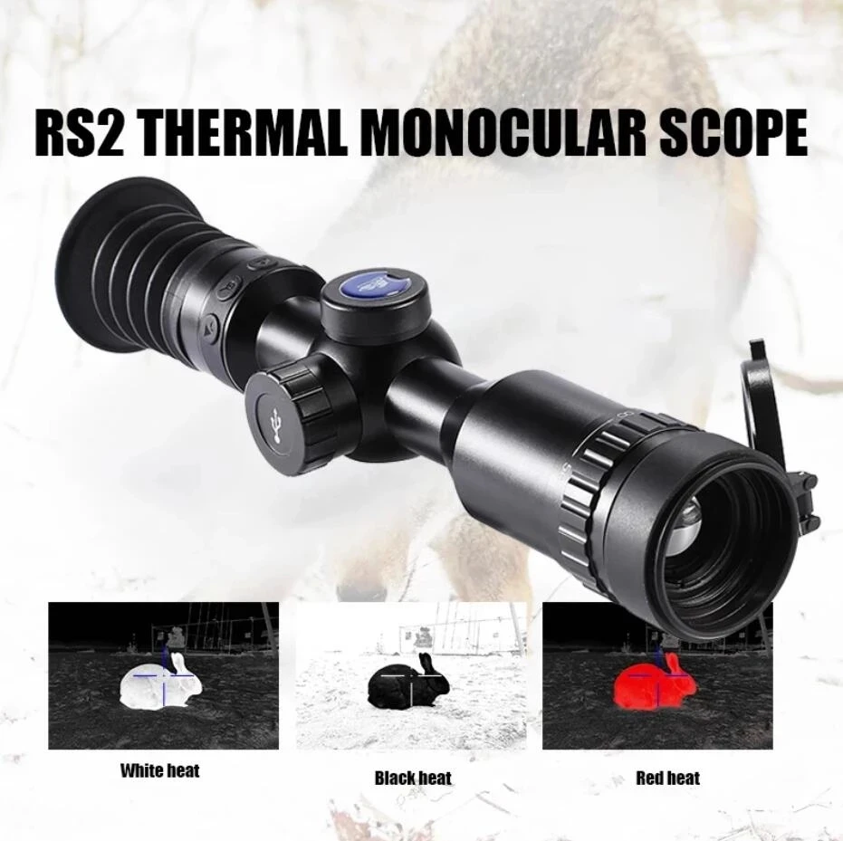 

RS2 Thermal Imaging Gun Sights with IR Resolution 25mm/35mm Foucus Rifle Long Range Infrared Thermal Scope for Outdoor Hunting
