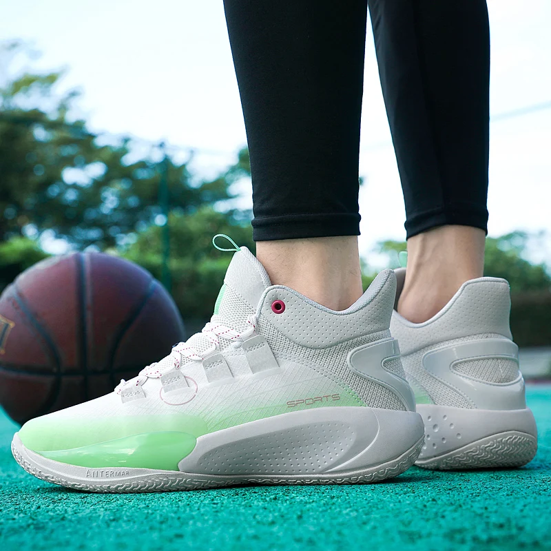 Original Men's Sneakers High Quality Purple Men Sport Basketball Shoes High Top Training Shoes Women Gym Sneakers tenis basquete