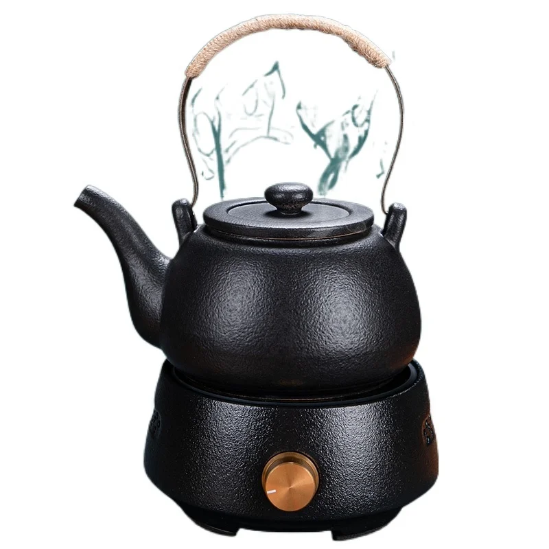 

Caydanlik Samovar Kettle Cup Czajnik Water Boiler Small Heater on Desk Pot with Warmer Set Maker Cooker Electric Teapot