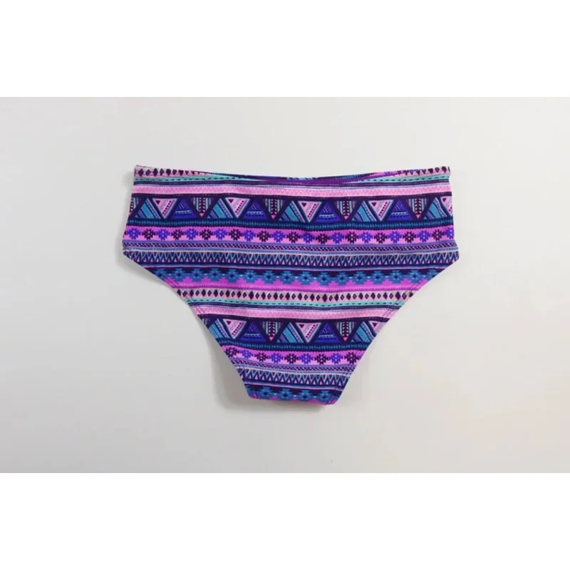 Женский купальник из двух предметов с принтом для девушек сексуальные купальные