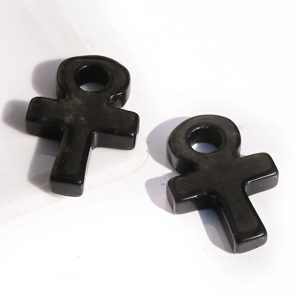 

Древний египетский крест Анк из агата