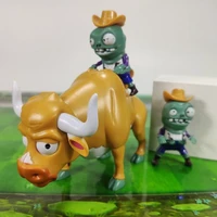 plants vs zombies toy robot bull with sound and light catapult cowboy imp zombies large full set of toys