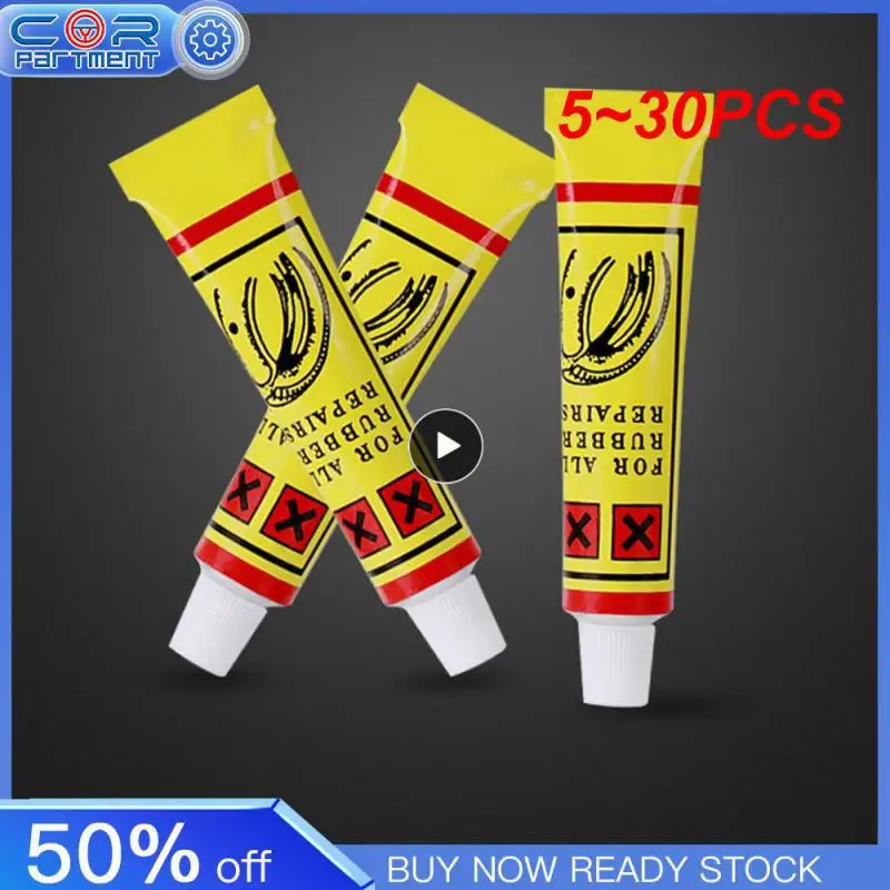 

5~30PCS 6ml Car Tire Repairing Glue Tyre Inner Tube Puncture Repair Tools Motorcycle Bike Universal Portable Repairing Glues