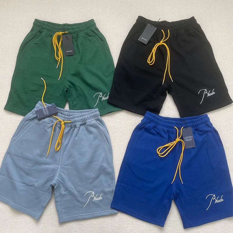 

Шорты мужские/женские с вышивкой, уличная одежда, повседневные штаны, ревень, мода 2023ss 1:1