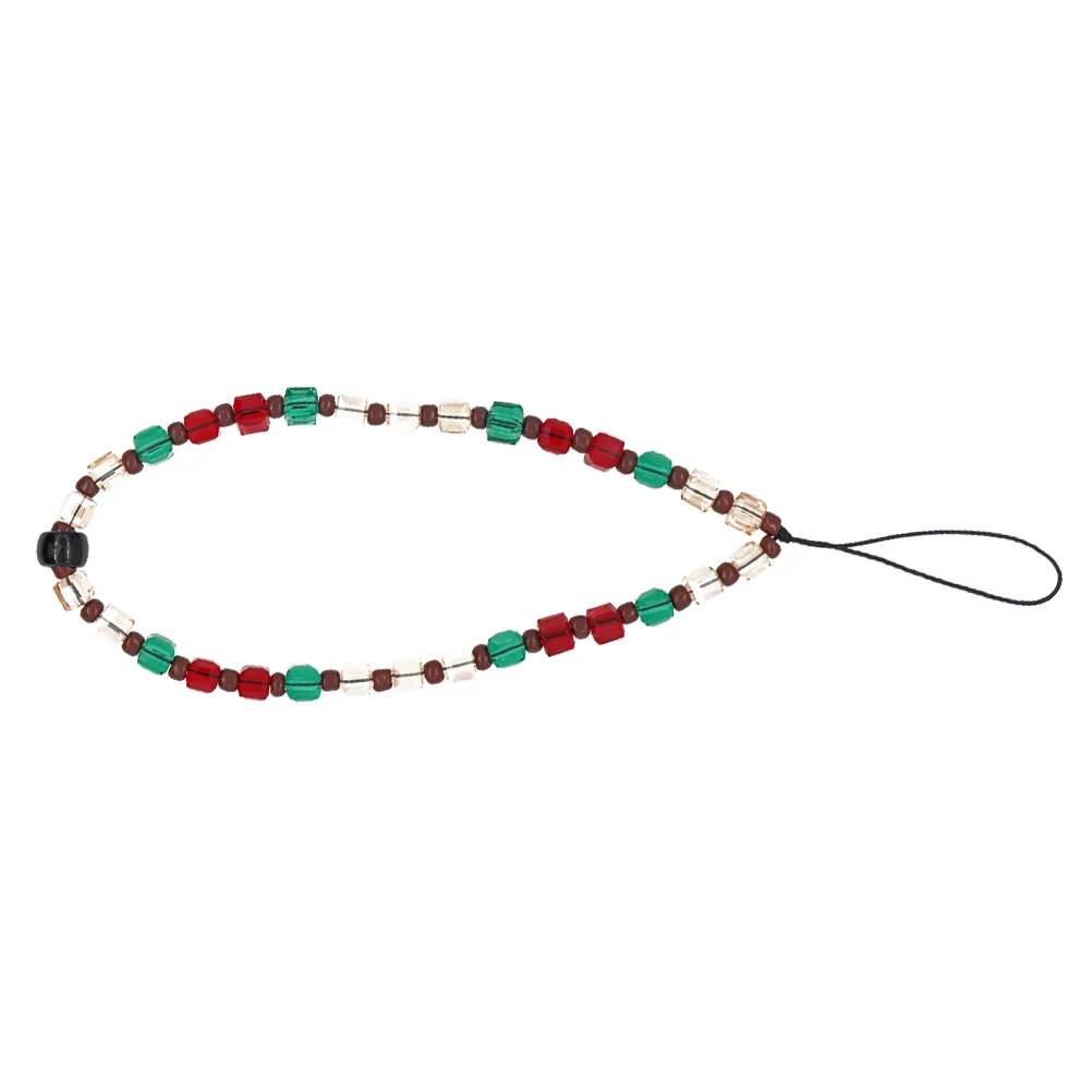 

Bohemia Style Beaded Phone Charm Cell Phone Anti-lost Wrist Strap Phone Lanyard