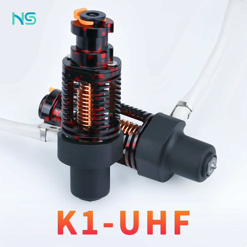 

3d-красная ящерица K1 PRO и UHF, высокопоточный полностью металлический набор для обновления, керамический обогреватель, биметаллический теплоотвод, медь для Ender 3 VORON 2,4