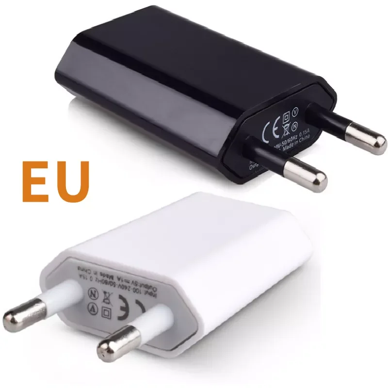 

Стандартное зарядное устройство USB, Европейский адаптер питания USB, европейская вилка, настенное зарядное устройство для путешествий для ...