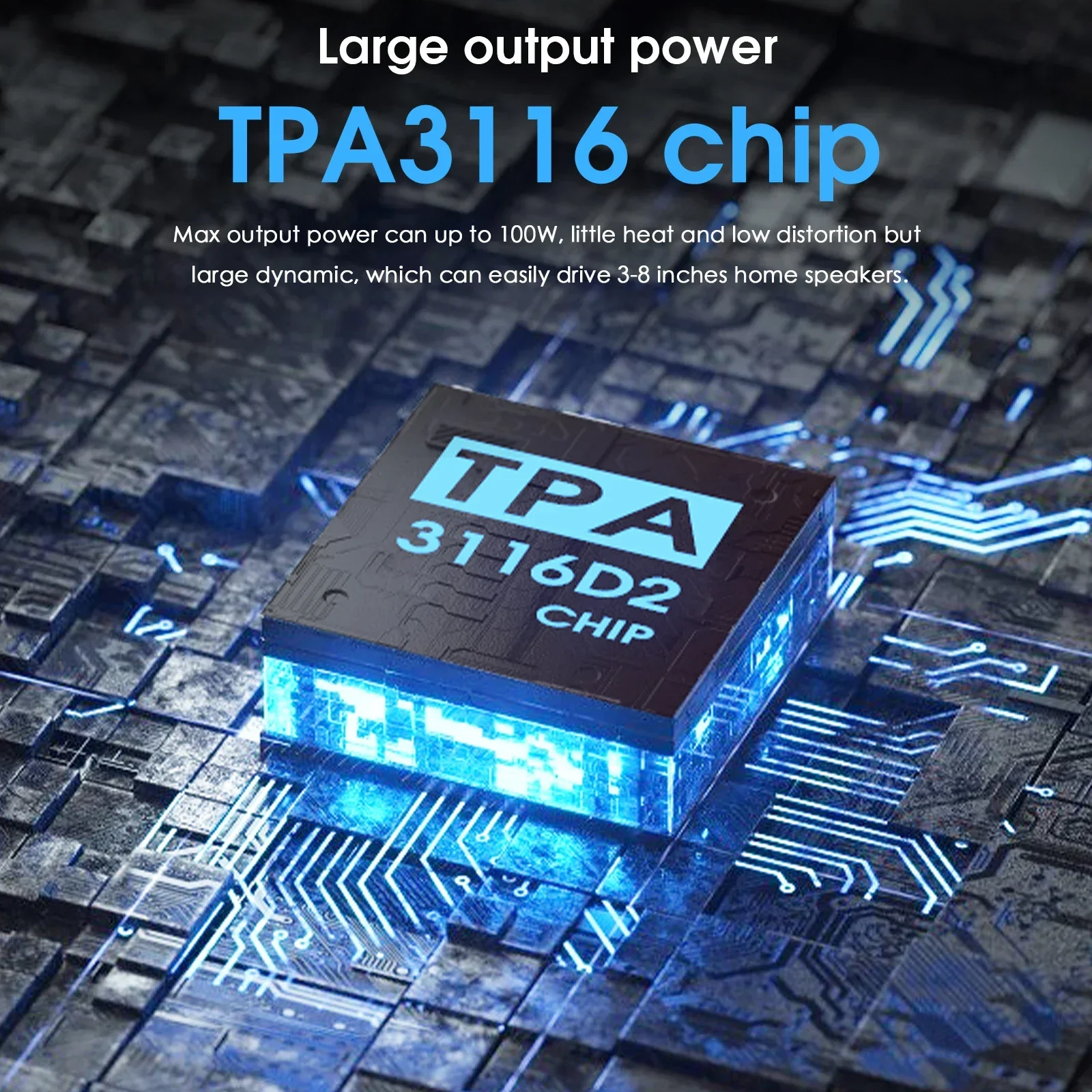 Мини-усилитель Nobsound TPA3116 Bluetooth 5 0 50 Вт × 2 |