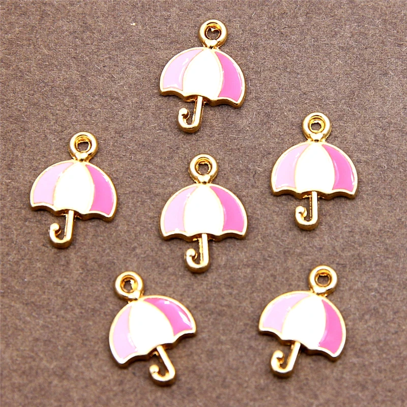 6 шт. эмалированная Маргаритка цветок кондитерский зонт подвеска для ювелирных