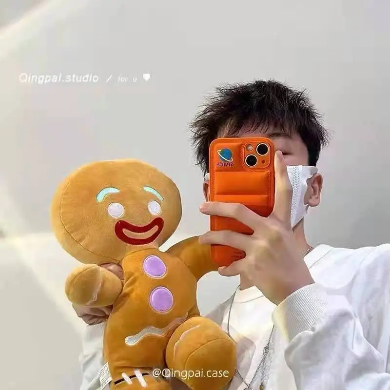 Для Apple 13 пуховик маленькие монстры письма xr чехол iphone X Max все в одном мягкий 12 pro |